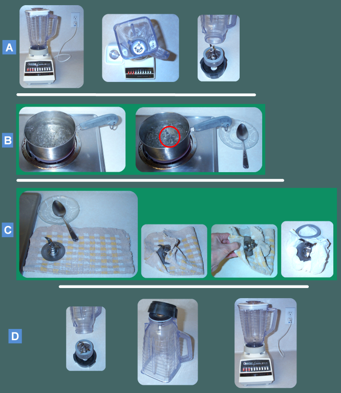 whilldtkwriter site 4 ayes Stuck Blender Blade?