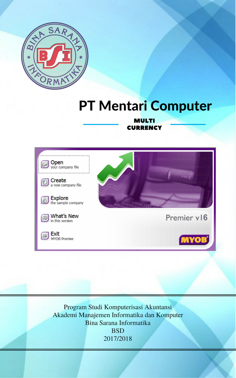 Myob Premier V.16 Sistem Multi Currency