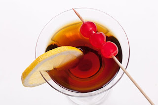 Vermouth and cherries