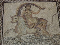 Mosaico de la Villa romana en Arles. Periodo imperial. Musée de L'Arles Antique, Arles, France