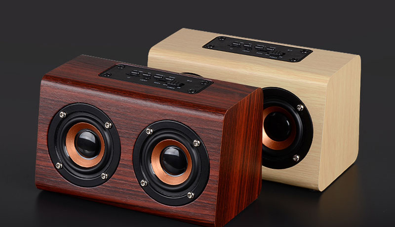 Wood W7 Bluetooth Speaker 3D Surround