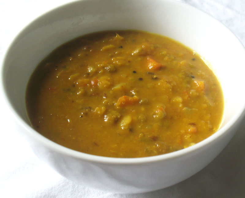 Indian Mung Bean and Toor Dal Soup | Lisa&amp;#39;s Kitchen | Vegetarian ...