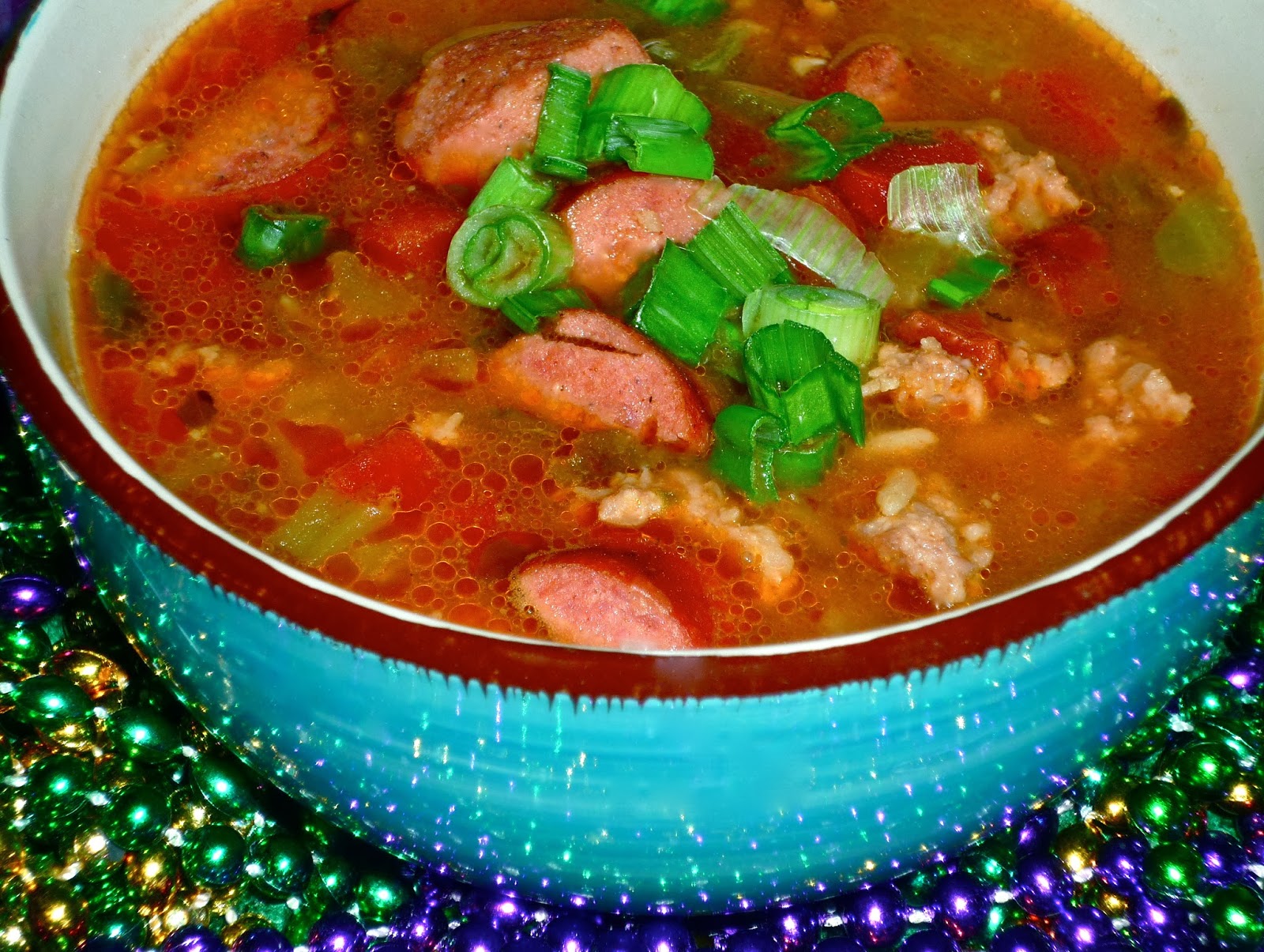 The Weekend Gourmet Red Beans & RiceSausage Soup for Mardi Gras