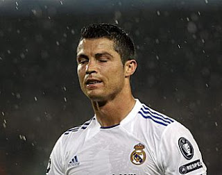 Cristiano upset during the match