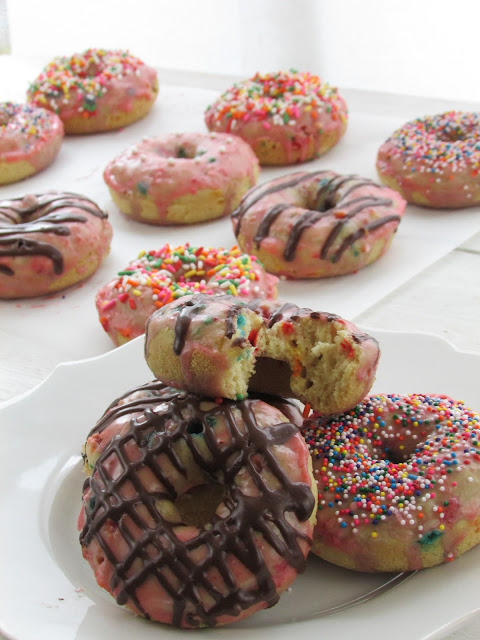 Gluten Free Funfetti Donuts