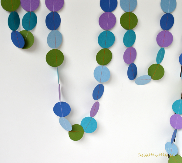 Circle Paper Garland A Tutorial Sisters, What!