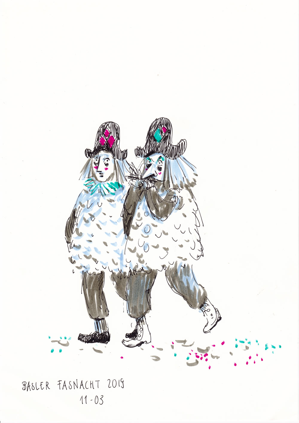 Fasnacht Bilder Lustig: Zeichnen lernen mit Spaß!