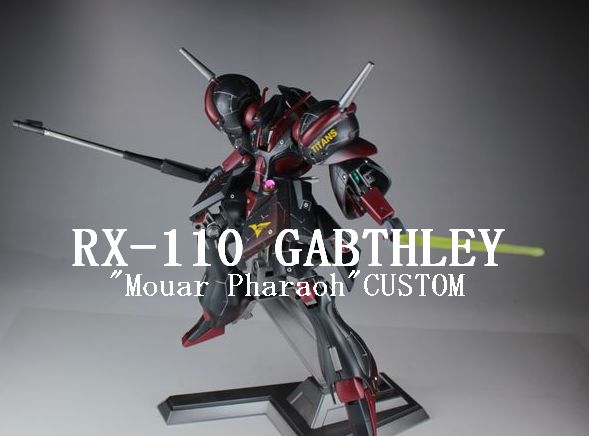 GUNDAM GUY: 1/144 RX-110 Gabthley [Mouar Pharaoh Custom] - Customized Build
