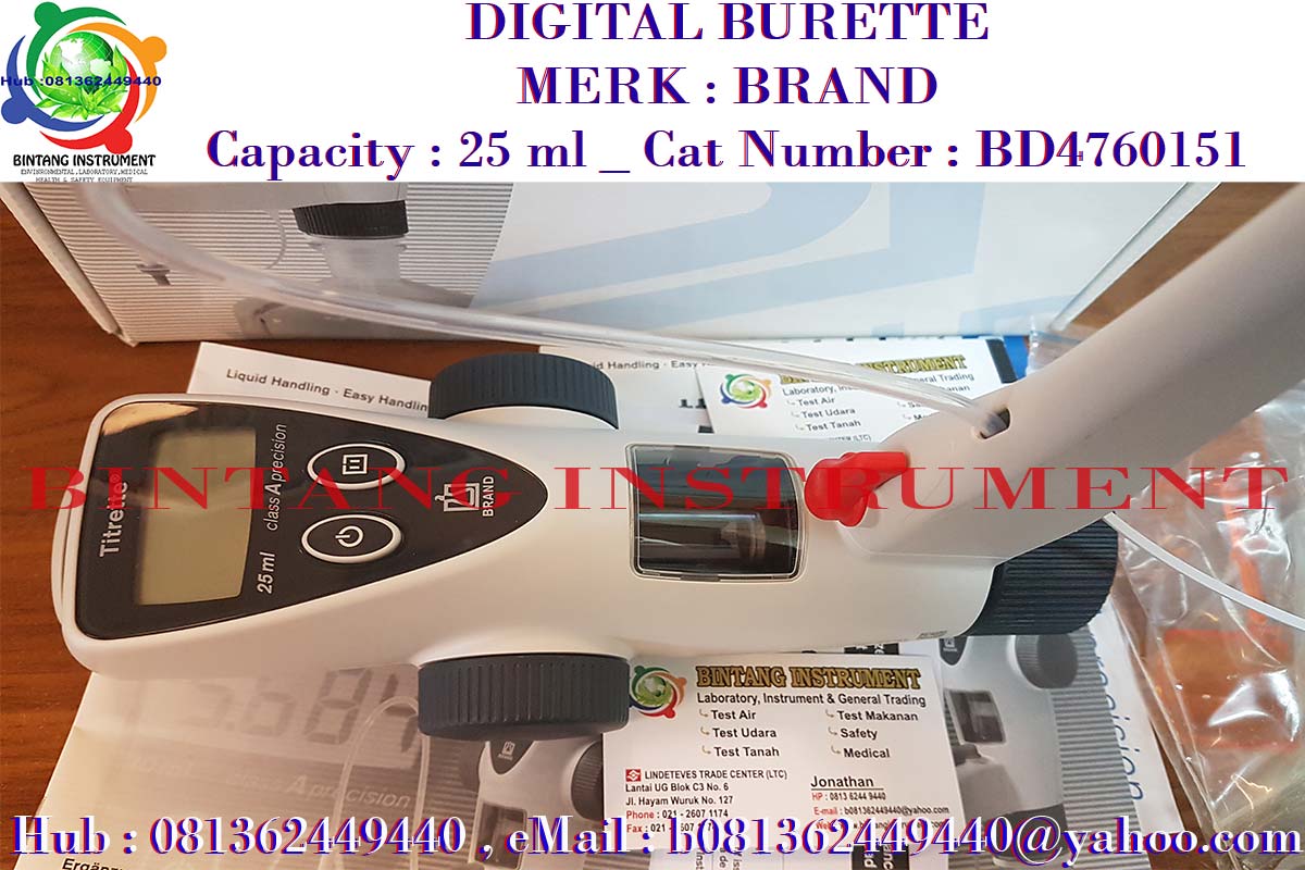 BINTANG INSTRUMENT 081362449440 Jual Digital Burette Brand Jual BRAND