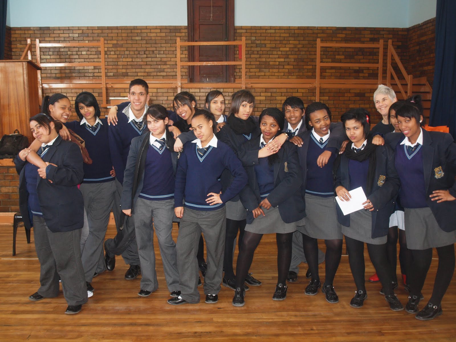 Sue Wigham our fantastic teacher in action with the Windsor High School