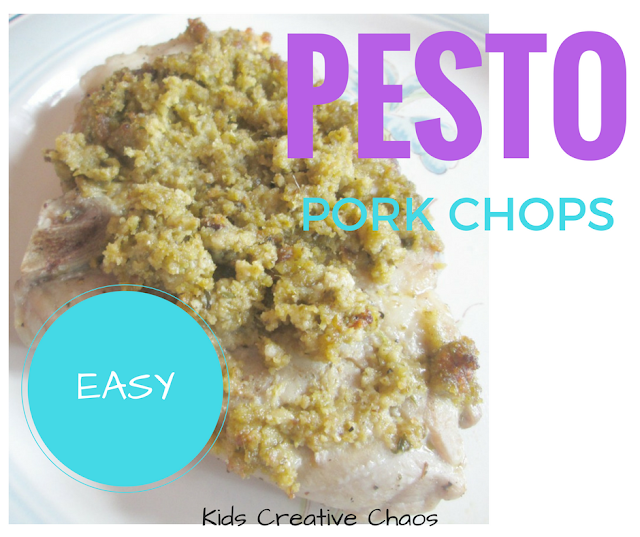 Easy Pesto Pork Chops Recipe