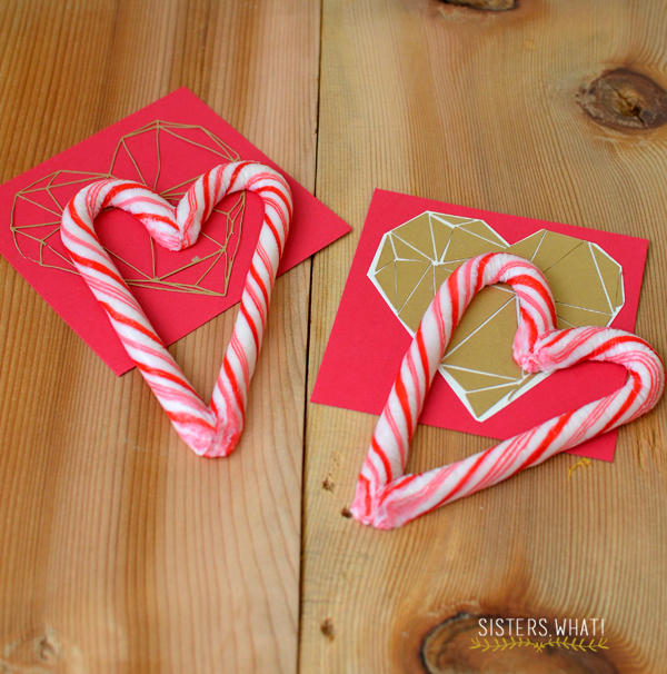 Valentine Candy Cane Hearts Sisters, What!