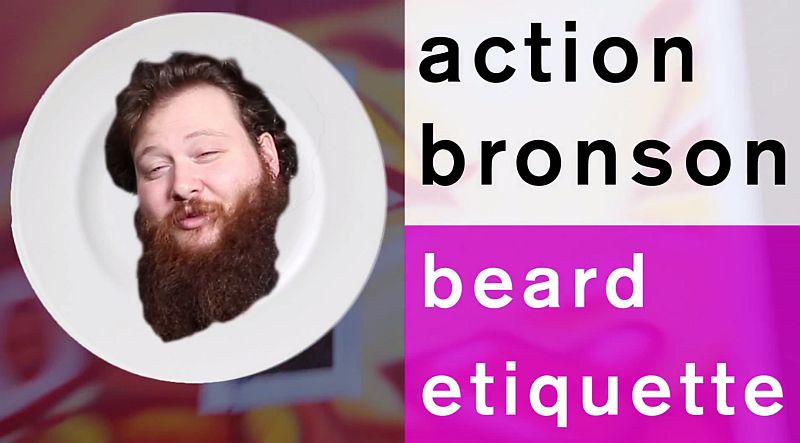 Die Bart-Etikette von Action Bronson | Wie man als Bartträger zu essen hat