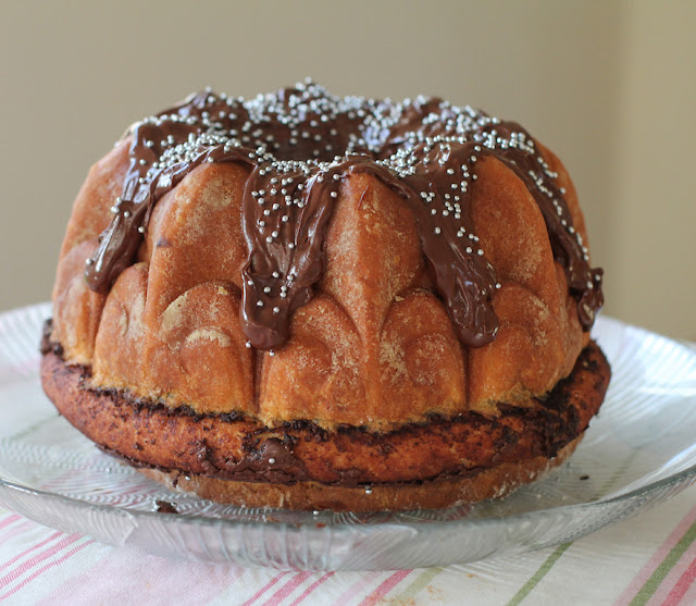 Food Lust People Love Chocolate Filled Bundt Bread BreadBakers