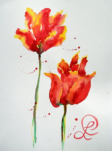 http://paintingsbylyndacookson.blogspot.fr/2016/05/seasons-first-tulips-by-lynda-cookson.html