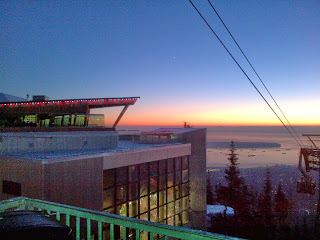 The Trail Effect: Sunset from Grouse Mountain