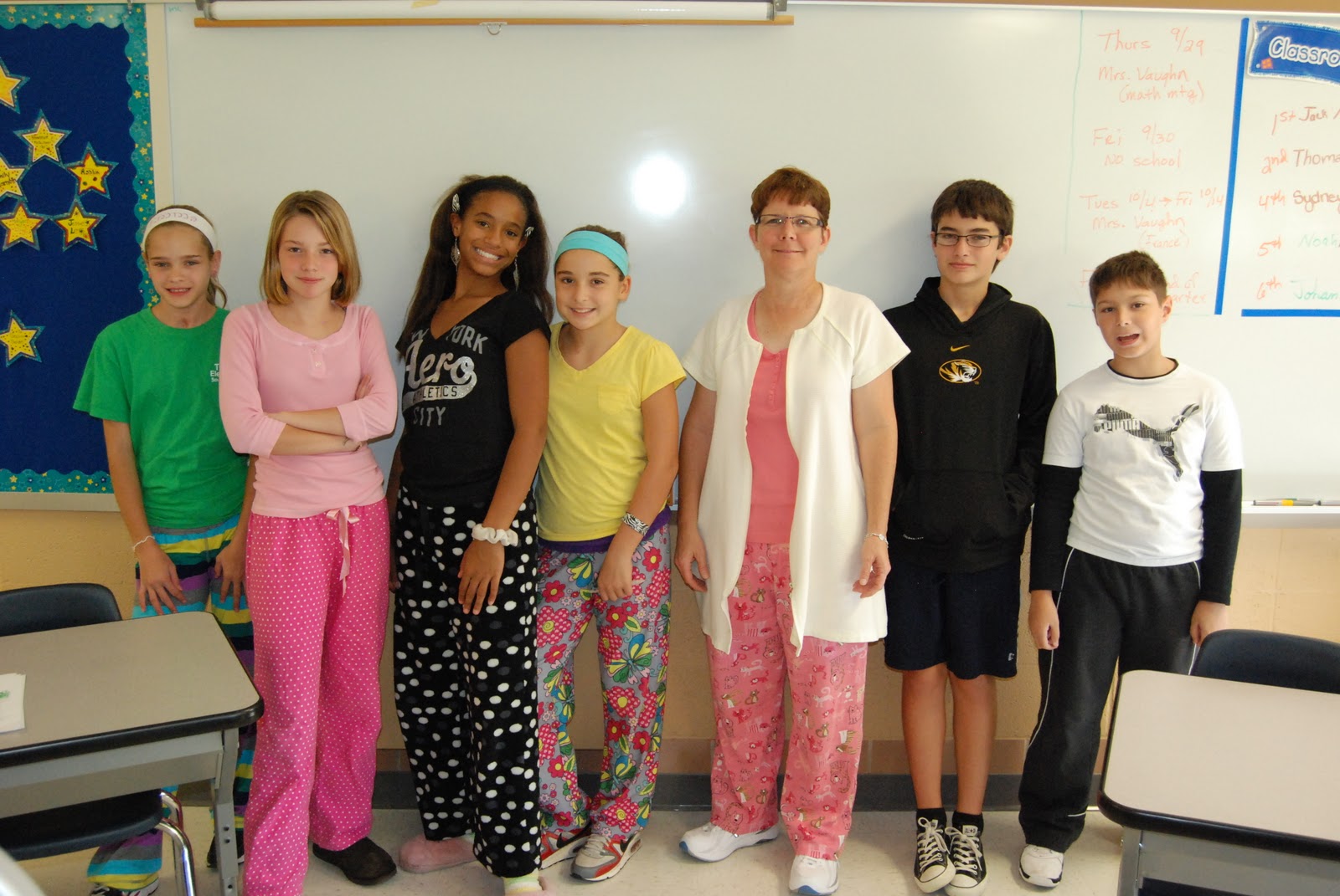 What's New at Truman: Spirit Week Monday~Pajama Day
