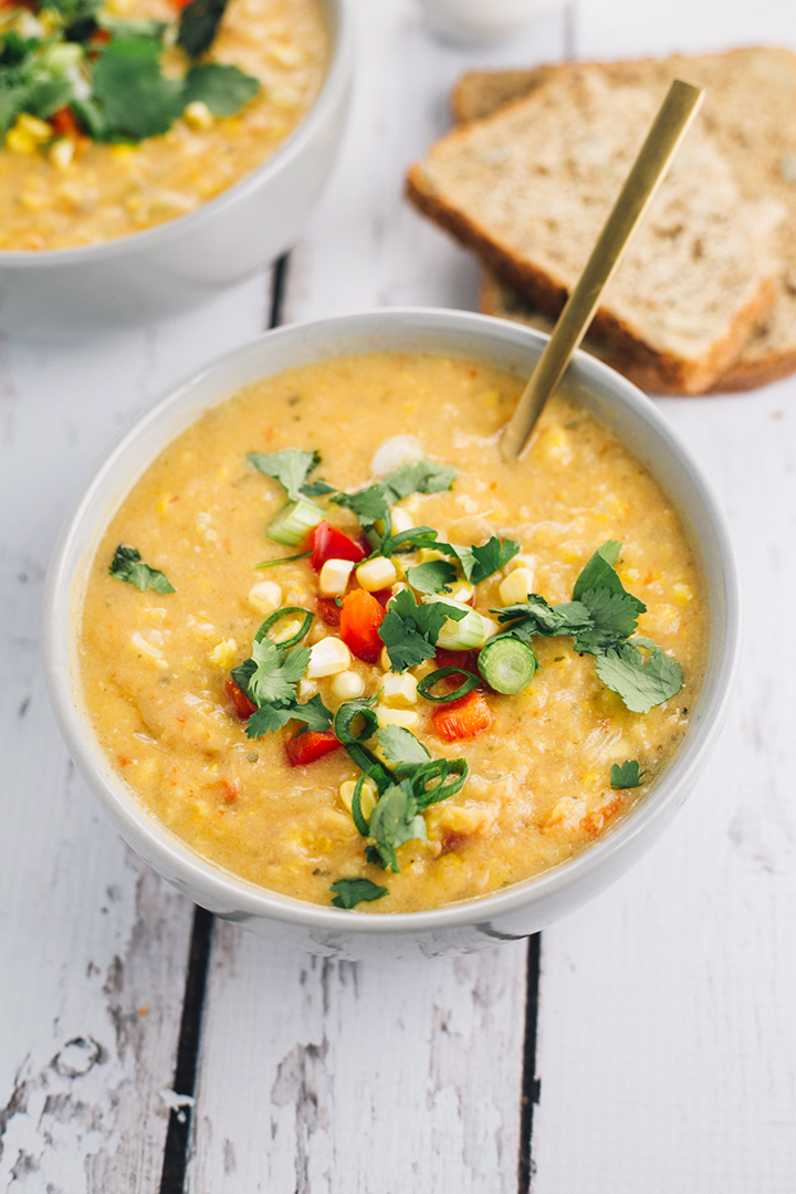VEGAN CORN CHOWDER VEGAN CORN CHOWDER