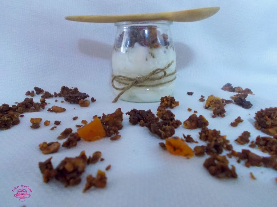 Granola casera de frutos secos