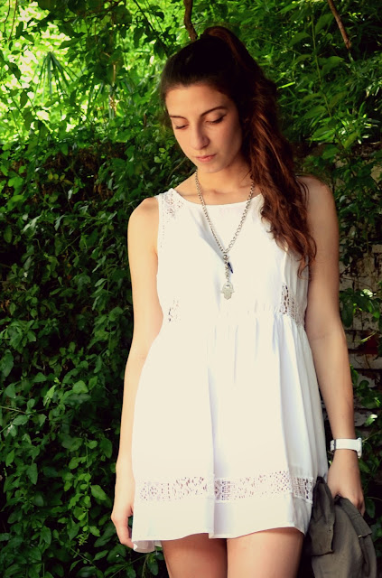 outfit, ootd, fashion blogger argentina, fashion blogger, white dress, camo 
