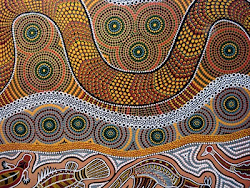 aboriginal crafts easy australia dot painting simple australian craft patterns indigenous paintings arts drawing artwork symbols paint lesson pattern aboringinal