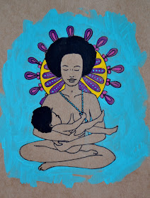 breastfeeding art spiritysol Catie Atkinson black mamas breastfeed