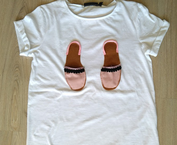 camiseta abarcas handmade