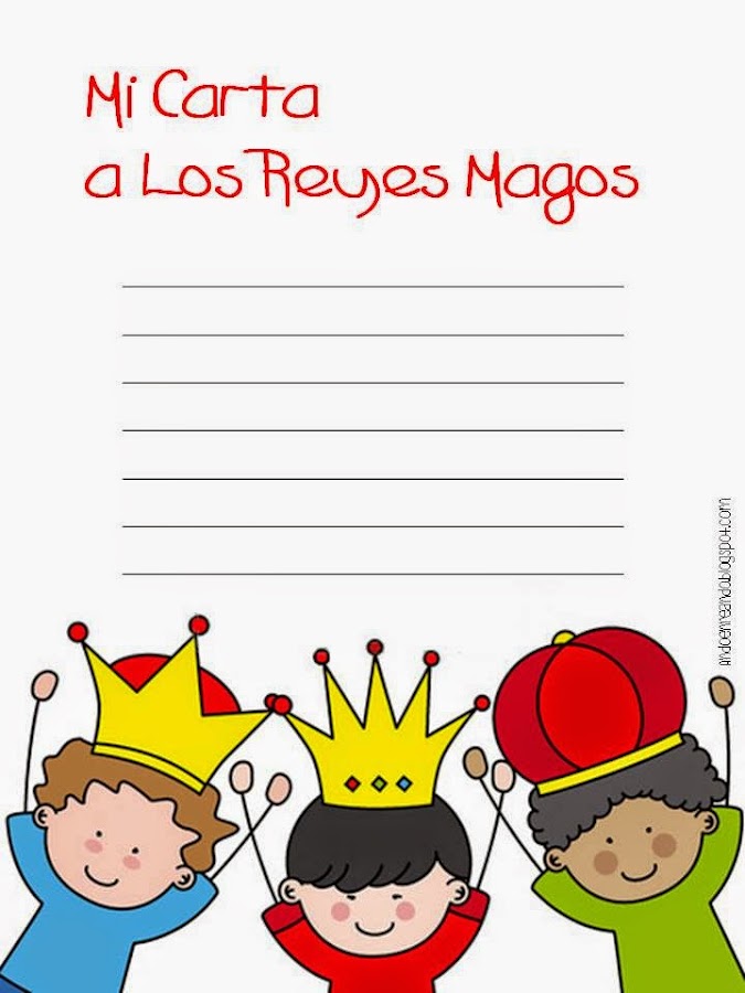 imprimible gratis navidad carta reyes