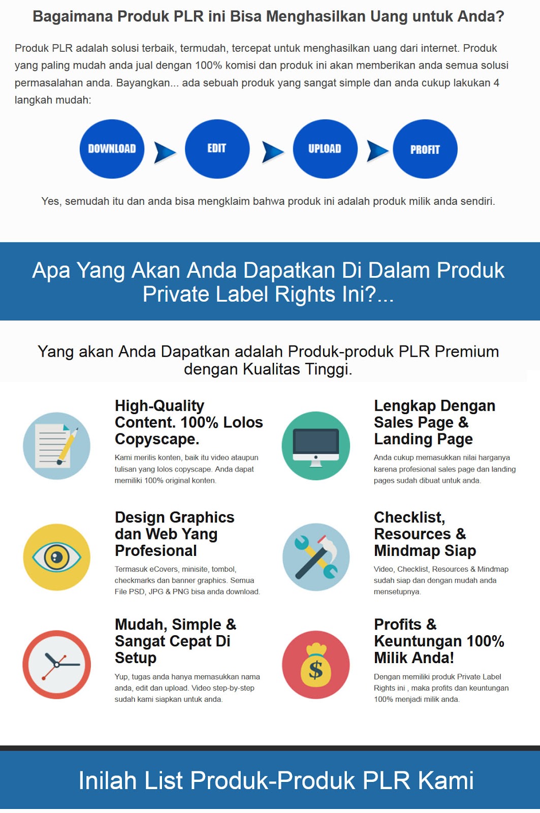 Produk PLR Indonesia