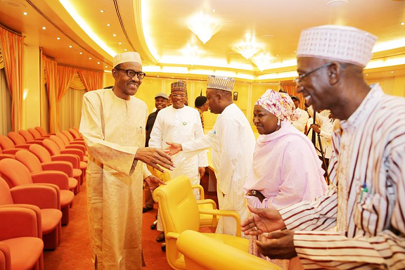 buhari meets house of reps members