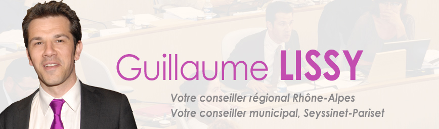 Le blog de Guillaume LISSY, conseiller régional Rhône Alpes, conseiller municipal Seyssinet-Pariset