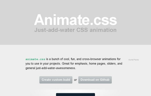 Animate.css library