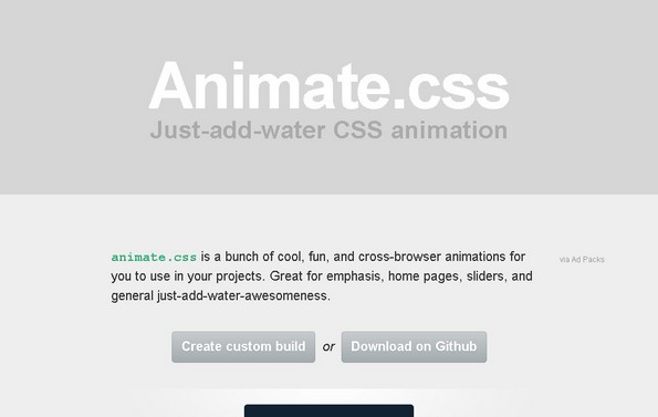 Animate.css library
