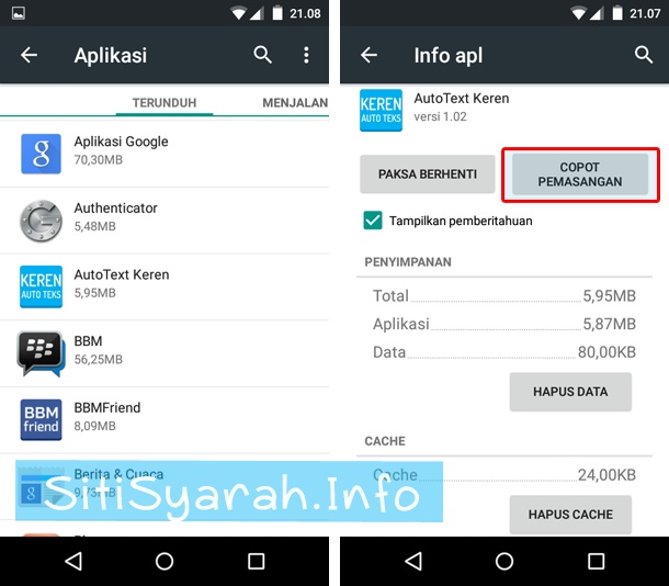 Android Error Sayangnya aplikasi telah berhenti