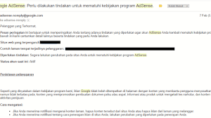 Cara Mengatasi Peringatan Adsense: Konten Menginspirasi Perilaku Tidak Jujur Adsense
