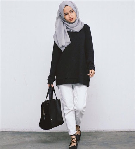gaya model hijab simple casual terbaru 2017/2018 gaya model hijab simple casual terbaru 2017/2018