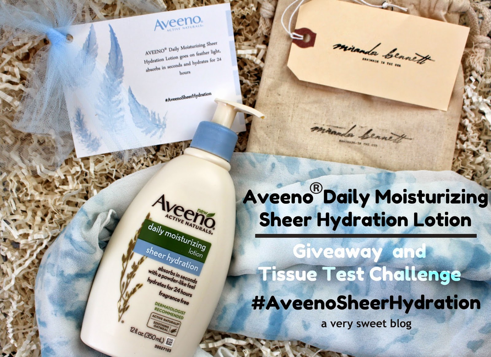 Aveeno Daily Moisturizing Sheer Hydration Lotion Tissue Test, Video and