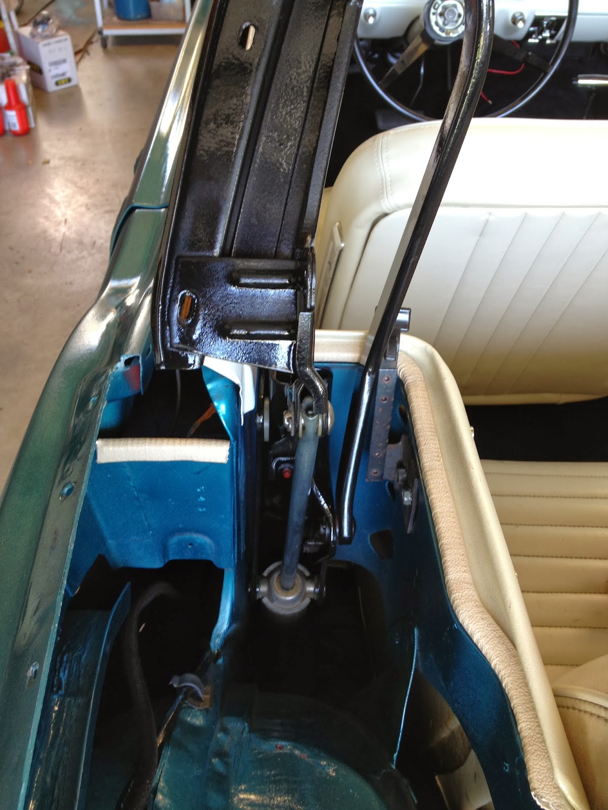 1965 Convertible Mustang Restoration Putting the Convertible frame