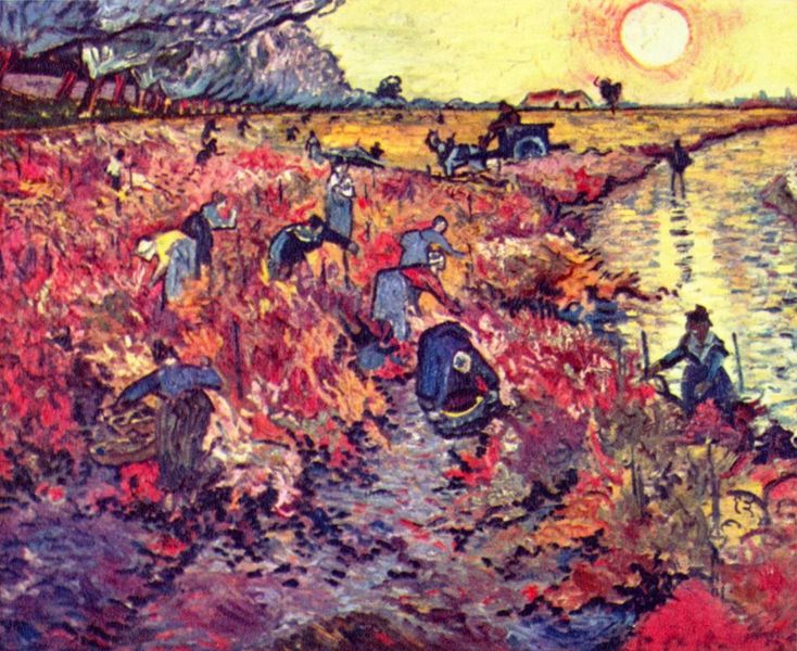 Van Gogh Tableau Vendu De Son Vivant Le Saviez-Vous ?: La particularité du tableau « La Vigne rouge