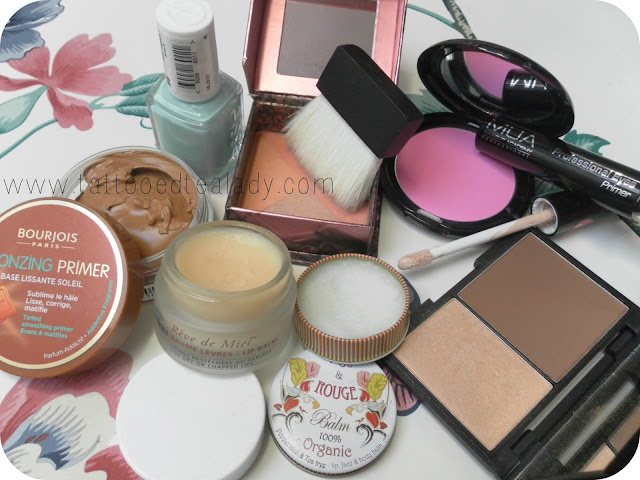 A picture of beauty products not worth the hype