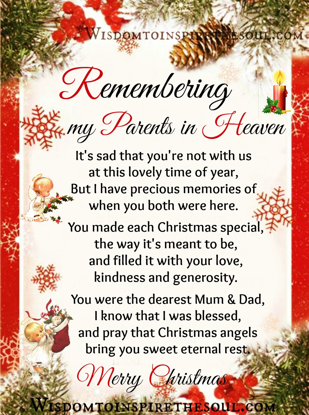 Remembering my Parents in Heaven