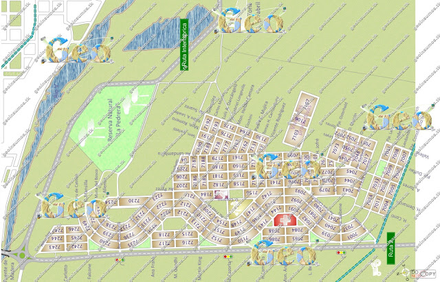 Mapa del barrio la ribera de villa mercedes #6