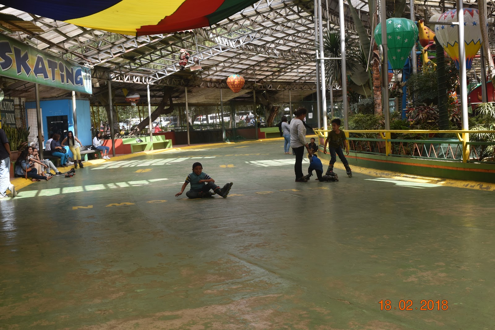 Surviving with Sharon, Alecz, and Athena PARKS OF BAGUIO CITY THE SKATING RINK