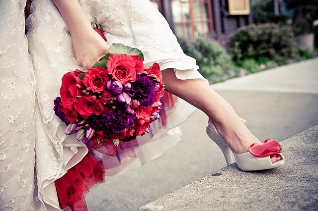 increíbles zapatos de novias | color pasión rojos | somos novias