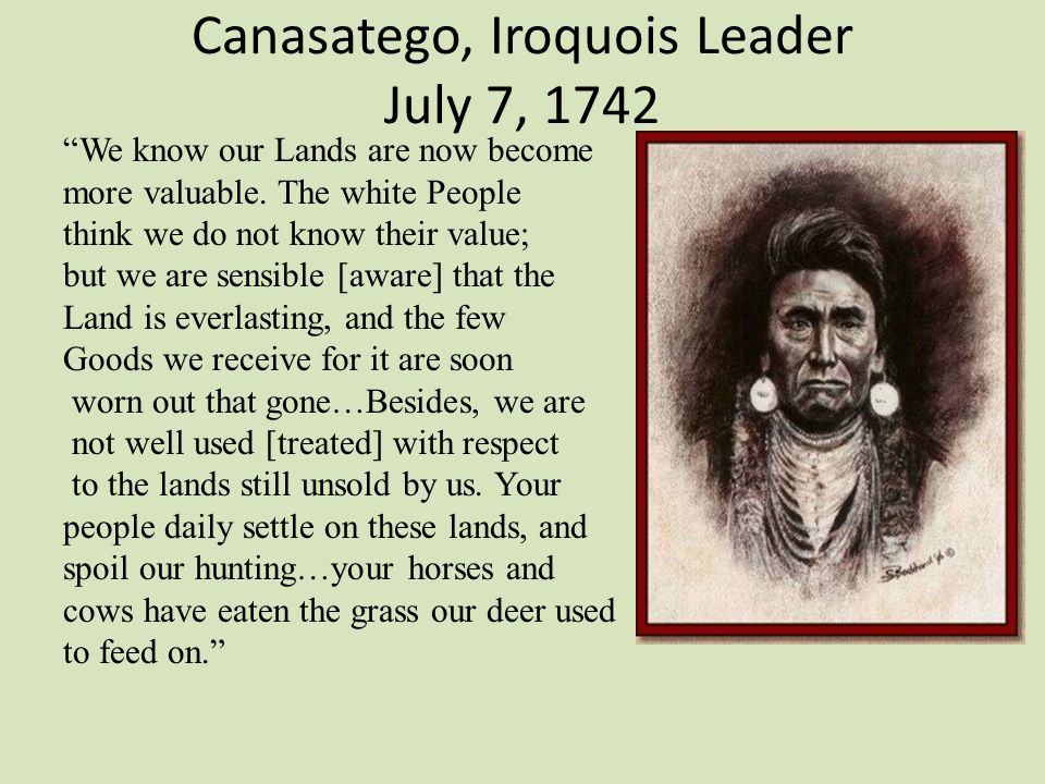 American Insight Iroquois and the Founding Fathers