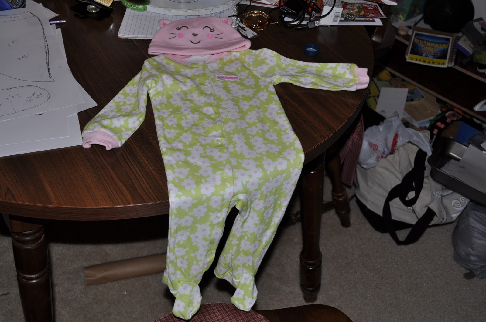 My Dog Is Fun Sized Appa Costume and face hugger progress