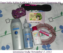 Dear Kitty Kittie Kath's 1st Anniversary Giveaway #4: Hair Care