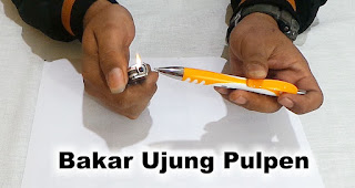 Bakar Ujung Pulpen