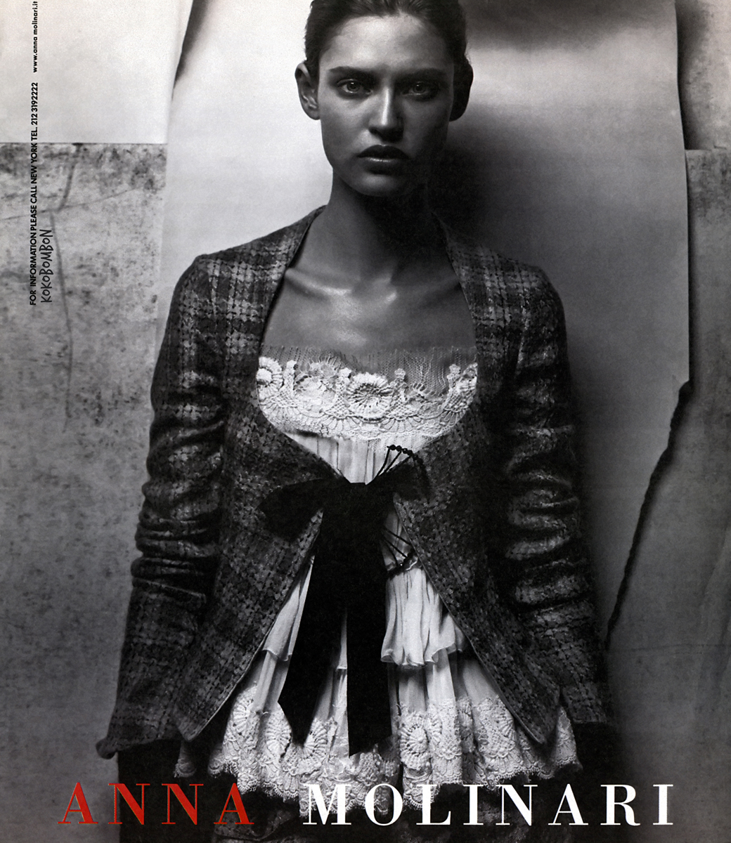 Modelle Italiane,: Anna Molinari Campaign Fall 2005