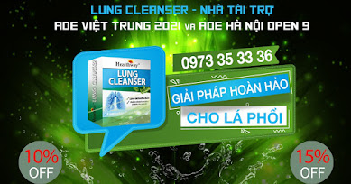 Những điều cần biết về Lung Cleanser, nhà tài trợ Kim Cương của giải đấu Hà Nội Open 9